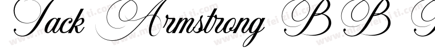 Jack Armstrong BB Regular字体转换